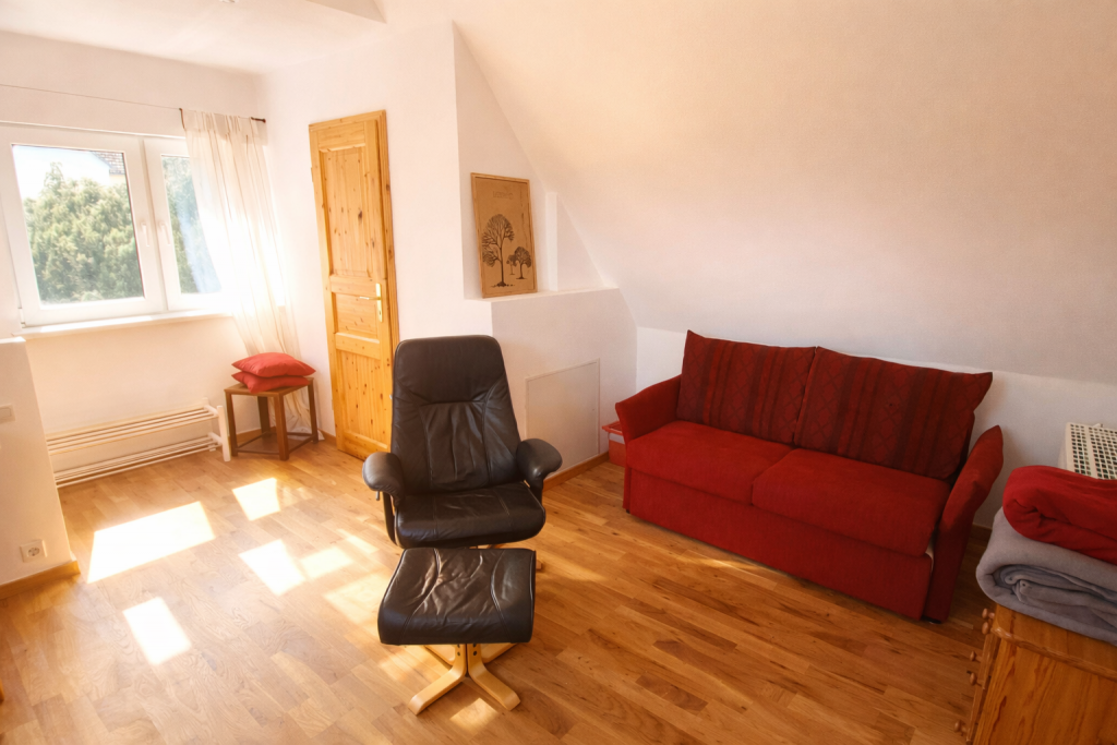 Wohnzimmer Stiegenstübchen - Ferienwohnung am Weinberg in Dresden